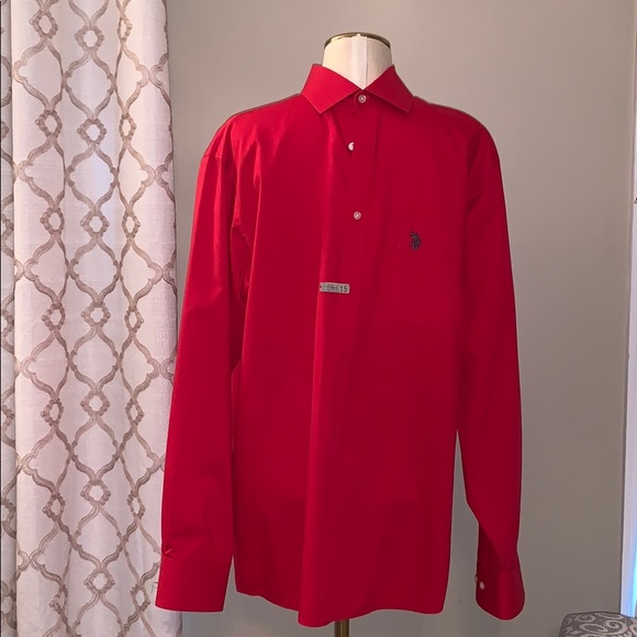 Polo Ralph Lauren Other - Polo Slim Fit Cherry Red Dress Shirt